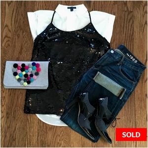 SOLD J. Crew Sequin Camisole - SOLD